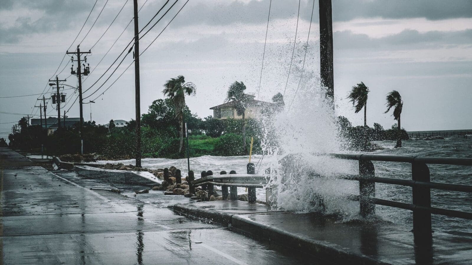 hurricane scene